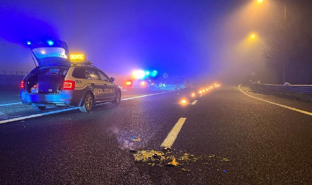 L’incidente in autostrada