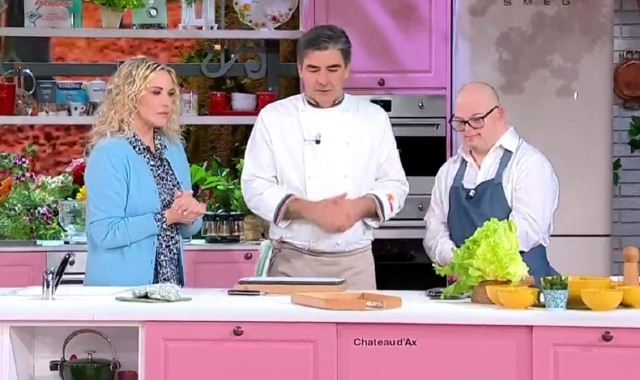 Michele Taje al programma di Rai1 condotta da Antonella Clerici