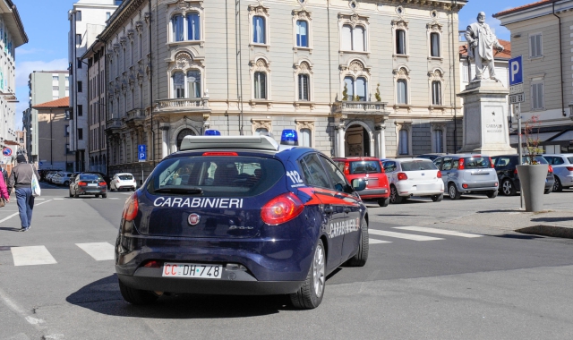 Carabinieri a Gallarate (foto Archivio)