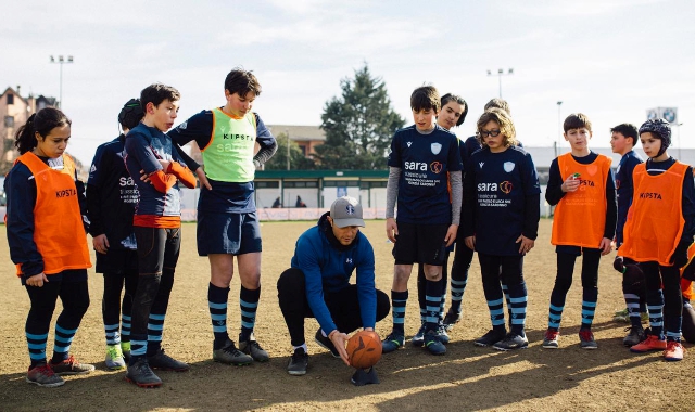 Giorgio Tavecchio al Rugby Saronno