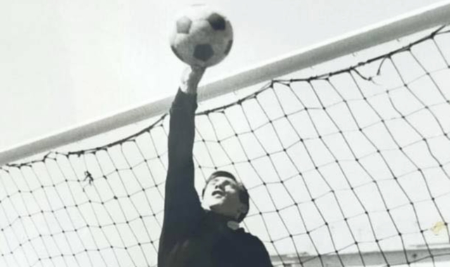 Umberto Provasi negli anni di militanza con la Pro Patria