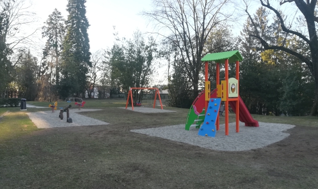 L’area del parco giochi