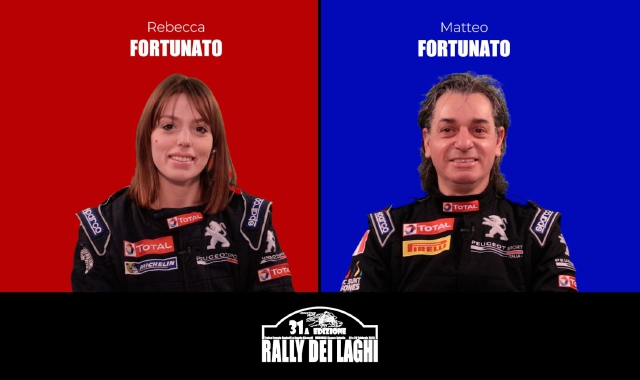 Rally dei Laghi, Rebecca e Matteo Fortunato: faccia a faccia