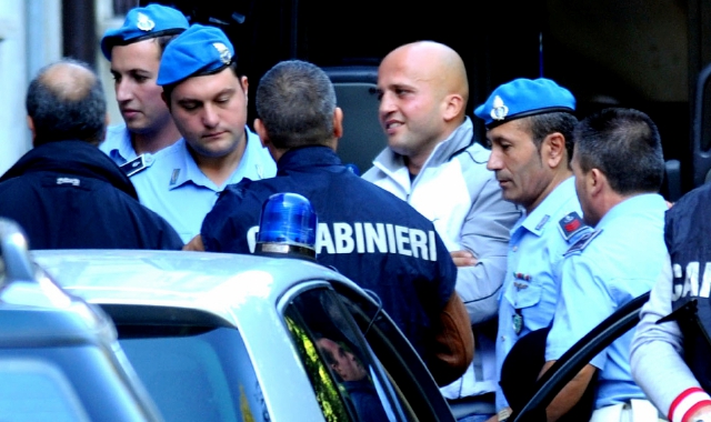Le misure di sicurezza per portare Vasi in Tribunale(Archivio)