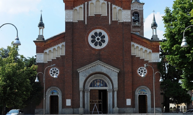 La chiesa di Rescaldina, paese dove viveva Claudia Turconi (foto redazione)