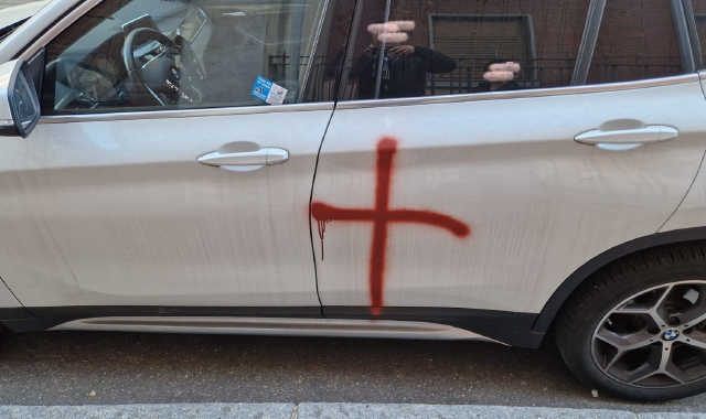 Imbrattamenti a Biumo, preso il vandalo