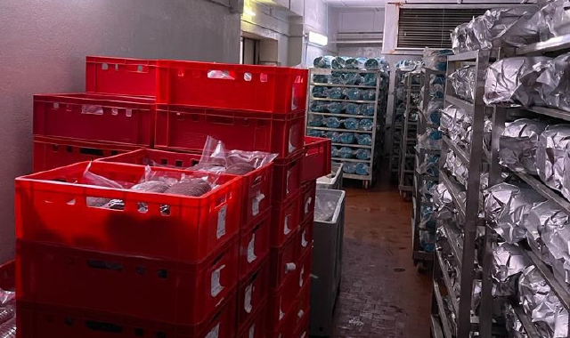 L’interno del salumificio (foto Carabinieri)
