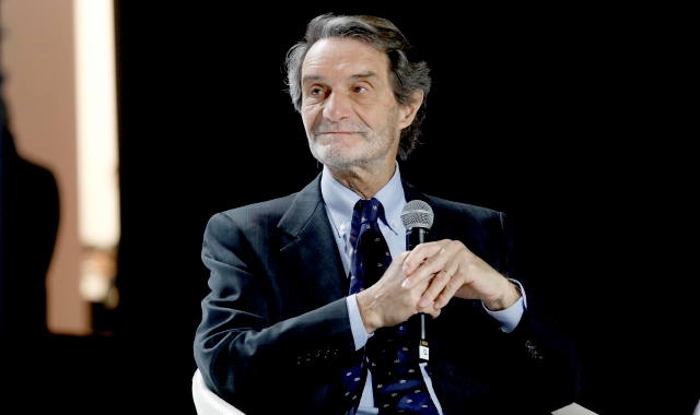 Il presidente di Regione Lombardia, Attilio Fontana (foto Ansa)