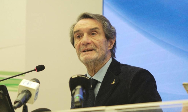 Il governatore lombardo Attilio Fontana è a Roma per il vertice col centrodestra in vista della formazione della nuova giunta regionale