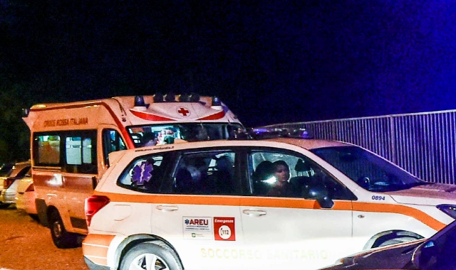 Sul posto sono accorsi in forze i soccorritori (foto Archivio)