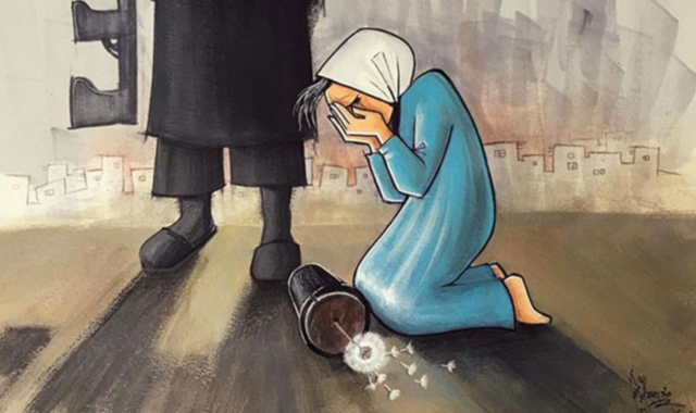 A Masnago le donne afghane di Shamsia Hassani