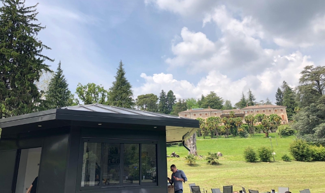 Chiosco di Villa Mylius, Varese (foto Archivio)