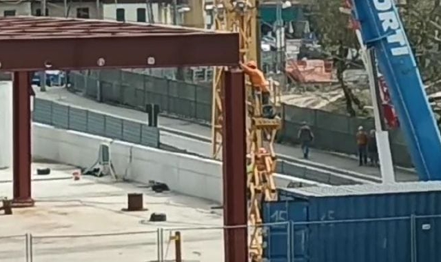 La posa oggi del tetto della Nuova Marna