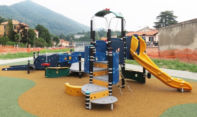 Il parco giochi inclusivo realizzato a Saronno