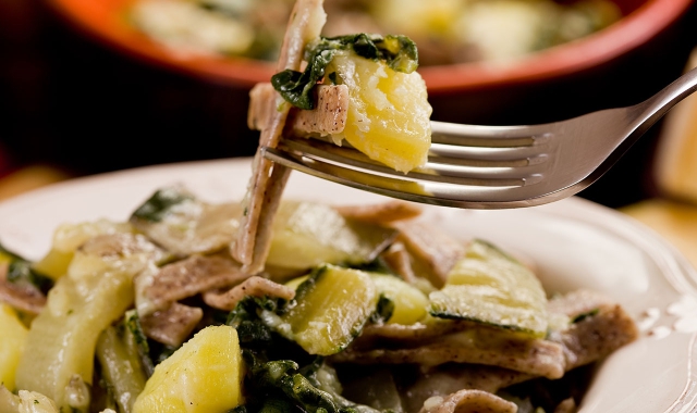 Piatto di pizzoccheri (foto Archivio)