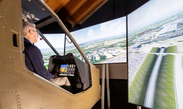 Museo Agusta, New Helicopter Simulator 2023 (foto Redazione)