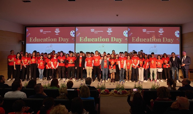 Gli studenti premiati durante l’Education Day