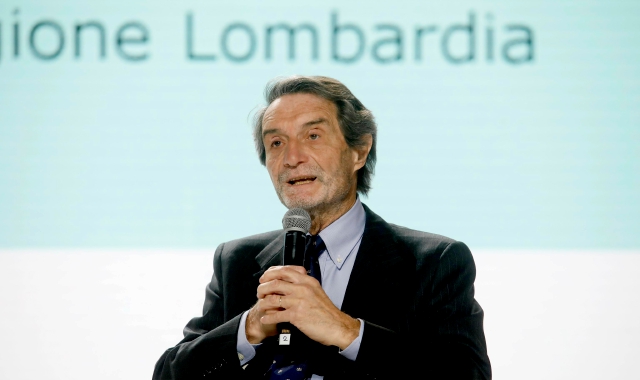 Il presidente della Regione, Attilio Fontana