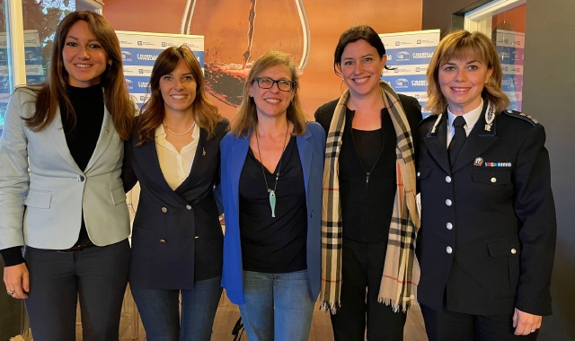 L’eurodeputata Isabella Tovaglieri e le ospiti dell’incontro