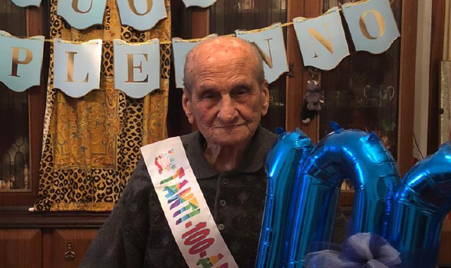 Gaetano Tortora nel giorno dei 100 anni