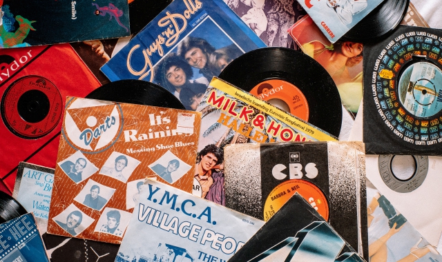 Dischi in vinile anni 80