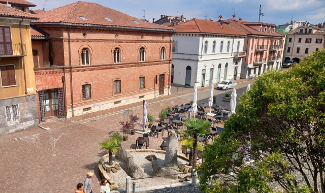 Piazza San Graziano, teatro degli scontri (foto Redazione)