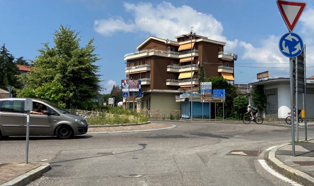 La zona del fattaccio (foto Redazione)