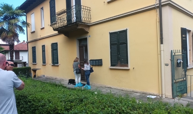 L’abitazione a Ghiffa dove è stato rinvenuto il cadavere