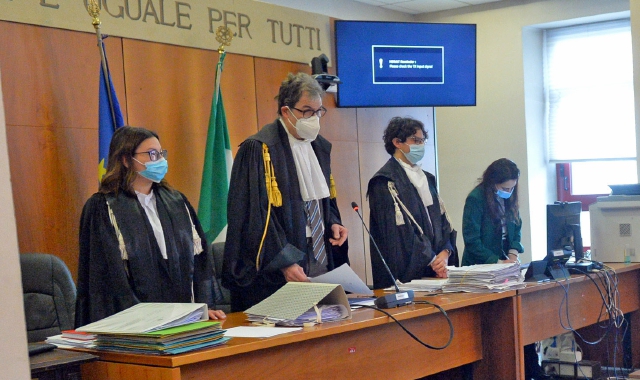 La lettura della sentenza, lo scorso 7 marzo, da parte del Tribunale di Varese 