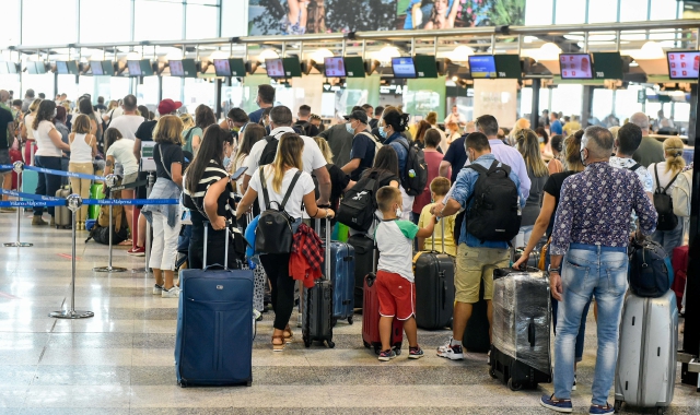 Passeggeri in partenza da Malpensa