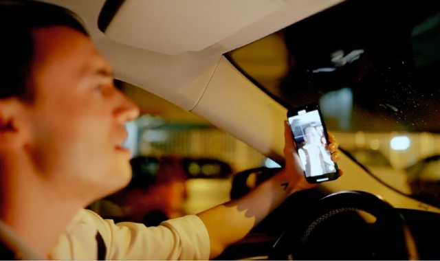 Un’immagine del video per la sicurezza alla guida