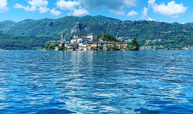 Il lago d’Orta, dove si è verificata la tragedia