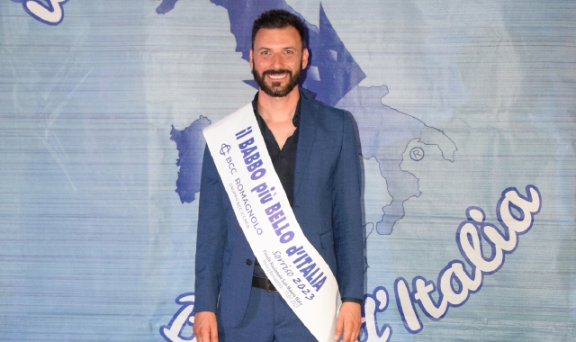 Diego Barbati, vincitore della fascia “papà sorriso”