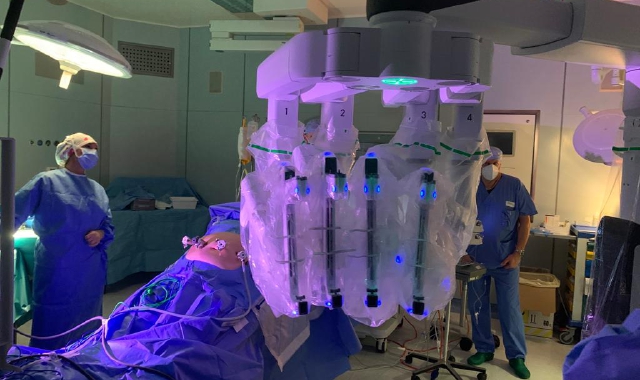 Intervento di chirurgia robotica all’ospedale di Circolo, Varese