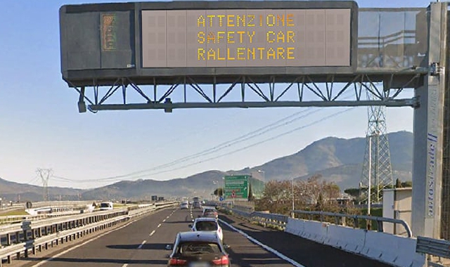 A8, in coda dietro la safety-car