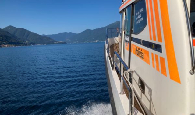 Le ricerche sono in corso nella fascia svizzera del lago Ceresio