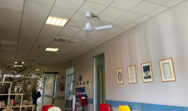 Uno degli spazi nel vecchio ospedale dove traslocherà il day hospital oncologico