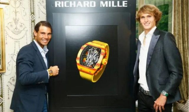 Rafa Nadal e Alexander Zverev, stelle del tennis e testimonial degli orologi milionari