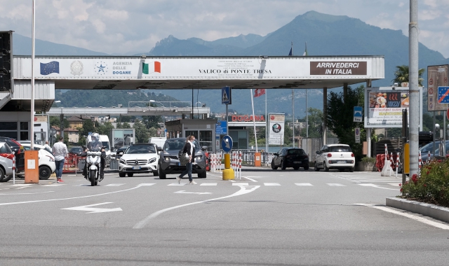 Il valico di Ponte Tresa