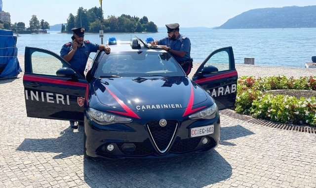 Controlli dei carabinieri di Verbania (foto Archivio)
