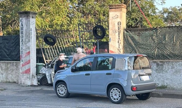 Busto Arsizio, litiga con il padre e lo sperona