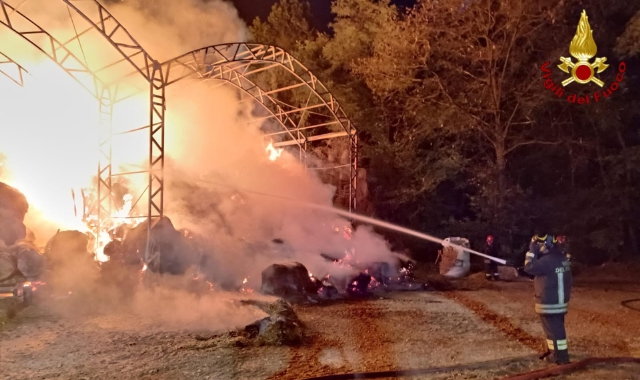 Il luogo dal cui si è sviluppato l’incendio