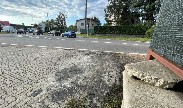Il luogo della tragedia, in viale Toscana, all’angolo con via Boccaccio  (Foto Blitz) 