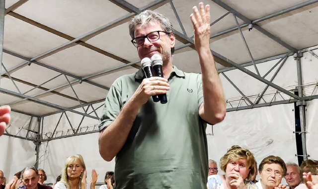 Besozzo, Lega in festa con Giorgetti