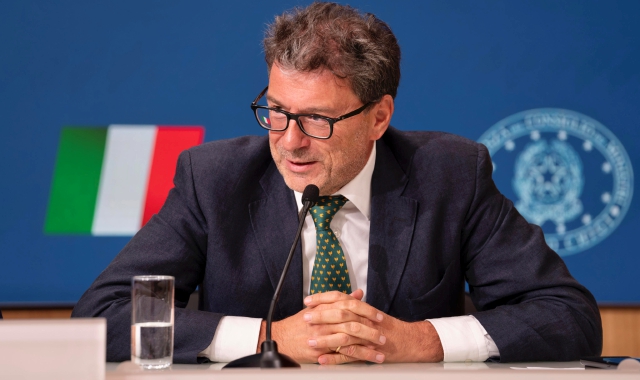 Il ministro dell’Economia, Giancarlo Giorgetti (foto Ansa)