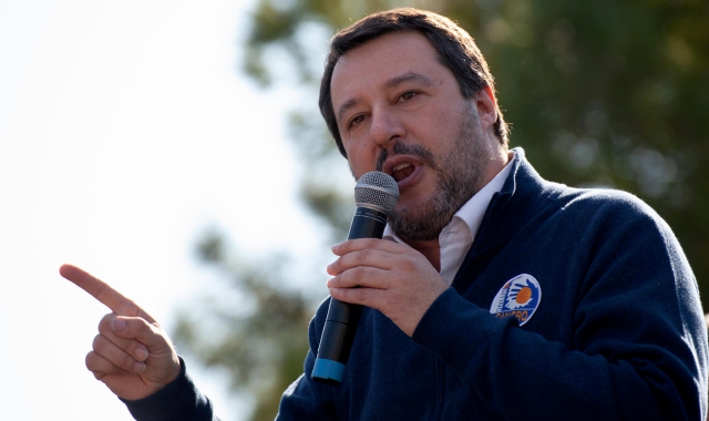 Il ministro delle infrastrutture e dei trasporti, Matteo Salvini (foto Archivio)