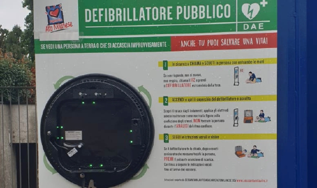Rubato un altro defibrillatore, rabbia a Legnano