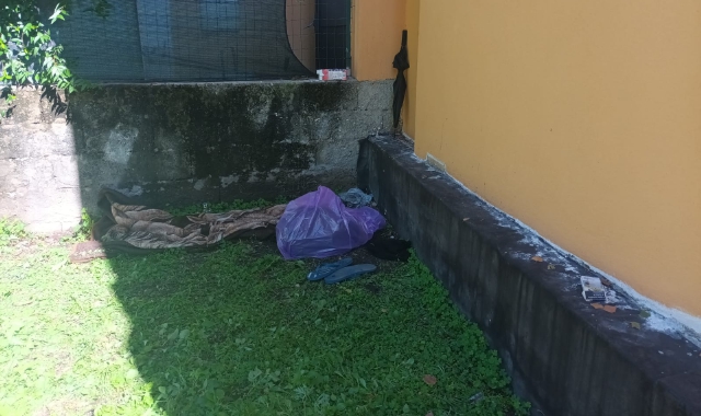 Il luogo dove è stato trovato il cadavere (foto Gualandris)