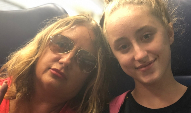 Stefania Pivetta con Giulia