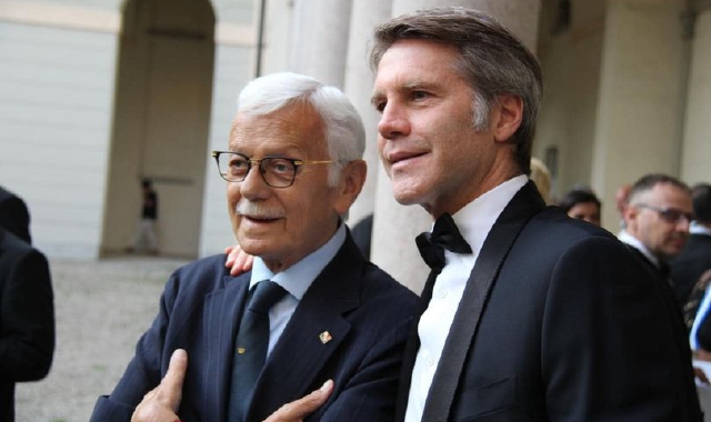 Santino Giorgio Slongo e Emanuele Filiberto di Savoia